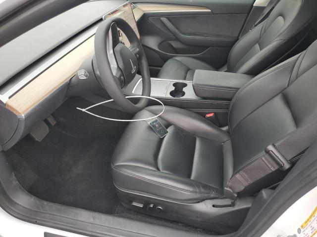 5YJ3E1EB3NF347314 - 2022 TESLA MODEL 3 Blanc photo 7