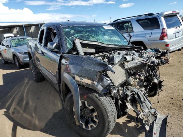 5TFSZ5AN2HX104739 - 2017 TOYOTA TACOMA ACCESS CAB GRAY photo 4