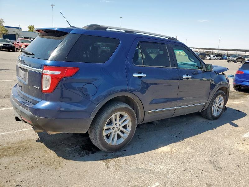 1FMHK8D88CGA19558 - 2012 FORD EXPLORER XLT Mavi foto 3