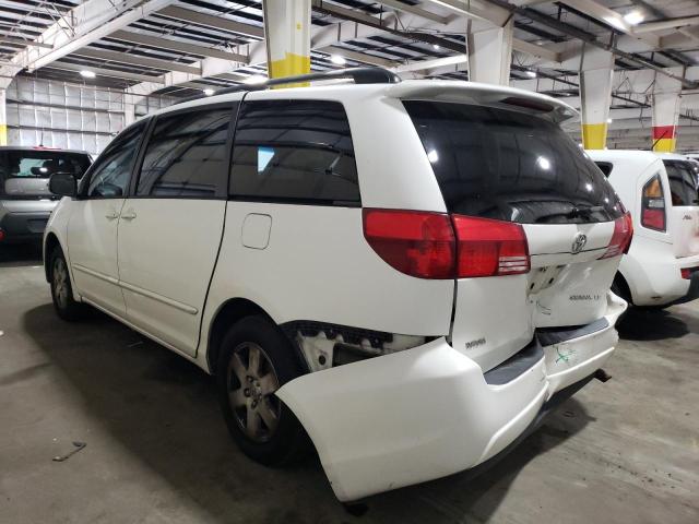 5TDZA23C04S092171 - 2004 TOYOTA SIENNA CE WHITE photo 2