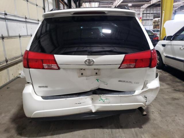 5TDZA23C04S092171 - 2004 TOYOTA SIENNA CE WHITE photo 6