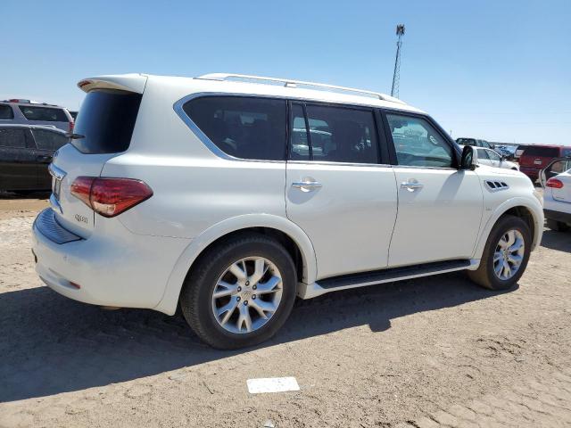 JN8AZ2NFXE9555581 - 2014 INFINITI QX80 WHITE photo 3