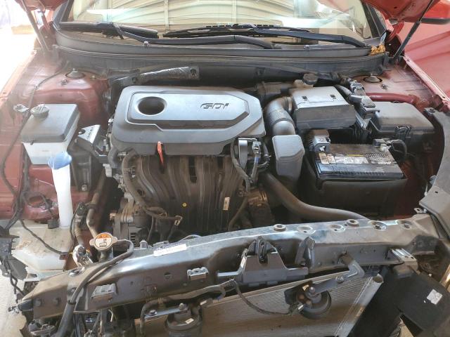 5NPE24AF5KH774454 - 2019 HYUNDAI SONATA SE RED photo 11