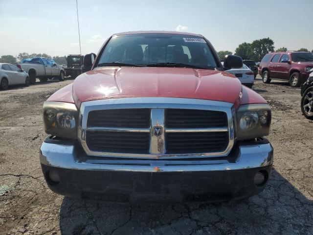 1D7HW42K25S309641 - 2005 DODGE DAKOTA SLT RED photo 5