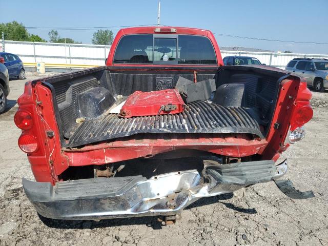 1D7HW42K25S309641 - 2005 DODGE DAKOTA SLT RED photo 6