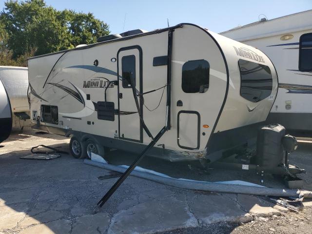 4X4TRLA24LD436376 - 2022 FOREST RIVER ROCKWOOD LITE TRAILE TAN photo 1