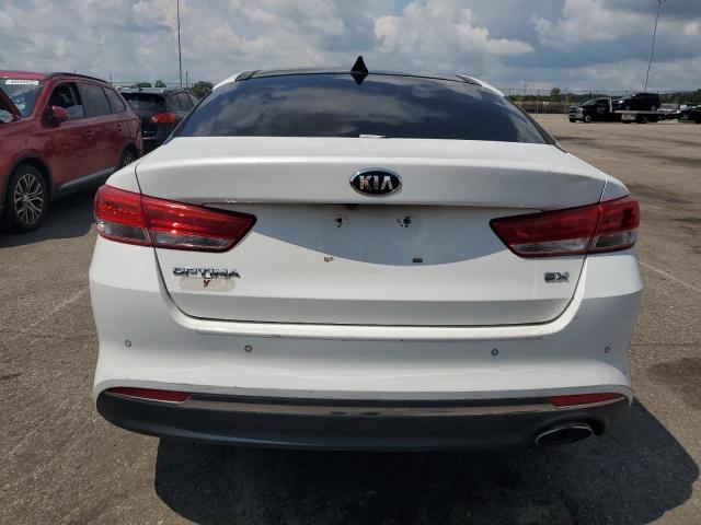 5XXGU4L32GG098781 - 2016 KIA OPTIMA EX WHITE photo 6