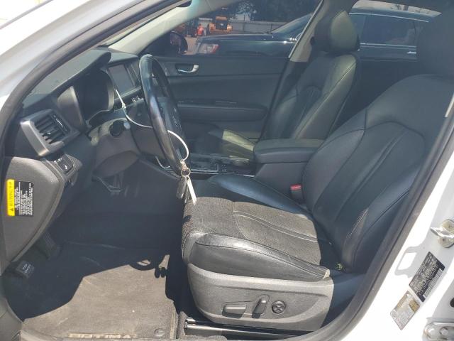 5XXGU4L32GG098781 - 2016 KIA OPTIMA EX WHITE photo 7