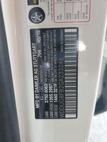 WDDUG8FB2GA233246 - 2016 MERCEDES-BENZ S 550 4MATIC CREAM photo 12