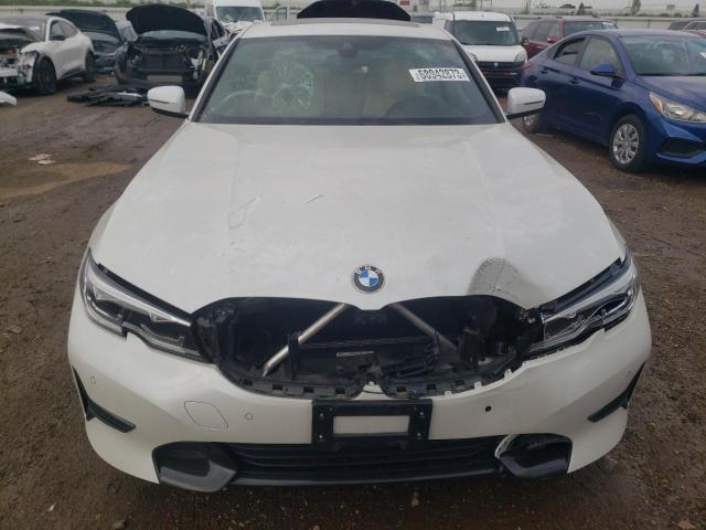 3MW5R7J04L8B07885 - 2020 BMW 330XI WHITE photo 5