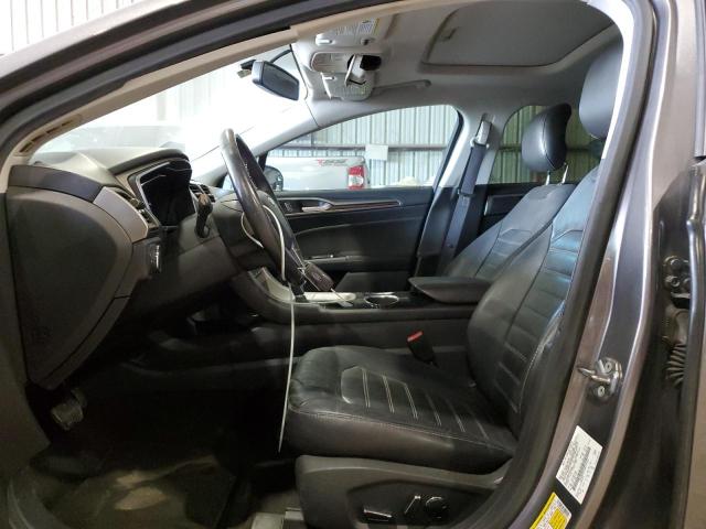 3FA6P0HR5DR141912 - 2013 FORD FUSION SE GRAY photo 7