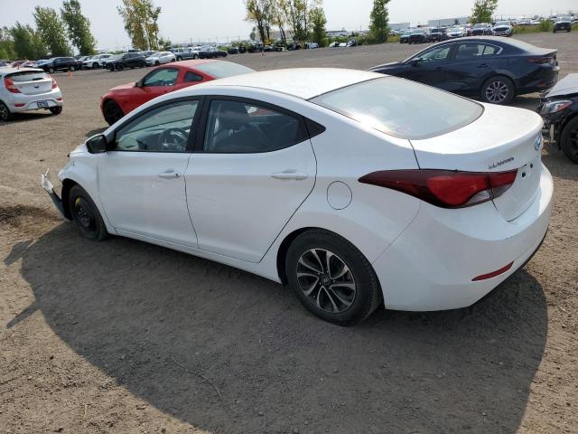 5NPDH4AE7EH524672 - 2014 HYUNDAI ELANTRA SE WHITE photo 2