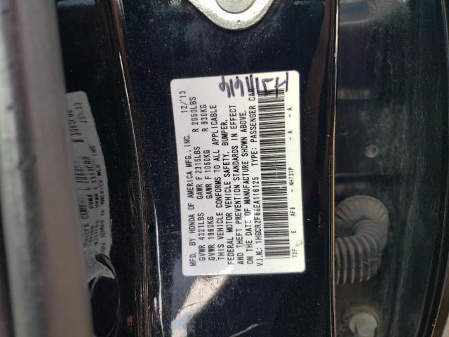 1HGCR2F88EA116125 - 2014 HONDA ACCORD EXL BLACK photo 13