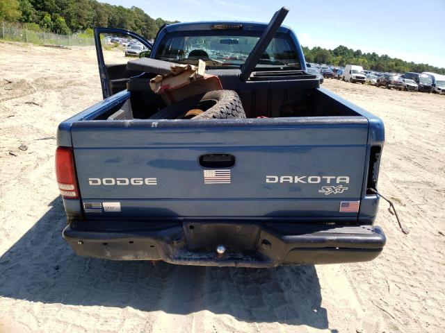 1D7HG38K94S697299 - 2004 DODGE DAKOTA QUAD SPORT BLUE photo 6