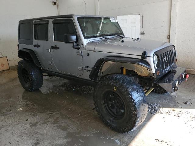 1C4HJWDG5DL668519 - 2013 JEEP WRANGLER U SPORT ვერცხლისფერი ფოტო 4
