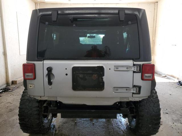 1C4HJWDG5DL668519 - 2013 JEEP WRANGLER U SPORT ვერცხლისფერი ფოტო 6