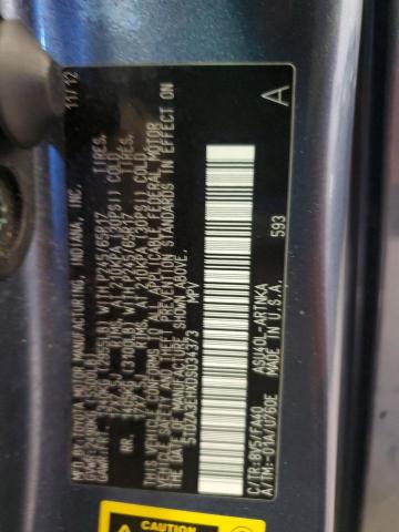 5TDZA3EHXDS034373 - 2013 TOYOTA HIGHLANDER BASE Mavi foto 13