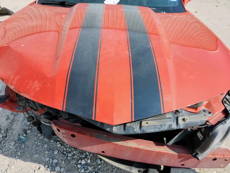 2G1FE1E38D9223590 - 2013 CHEVROLET CAMARO LS ORANGE photo 11