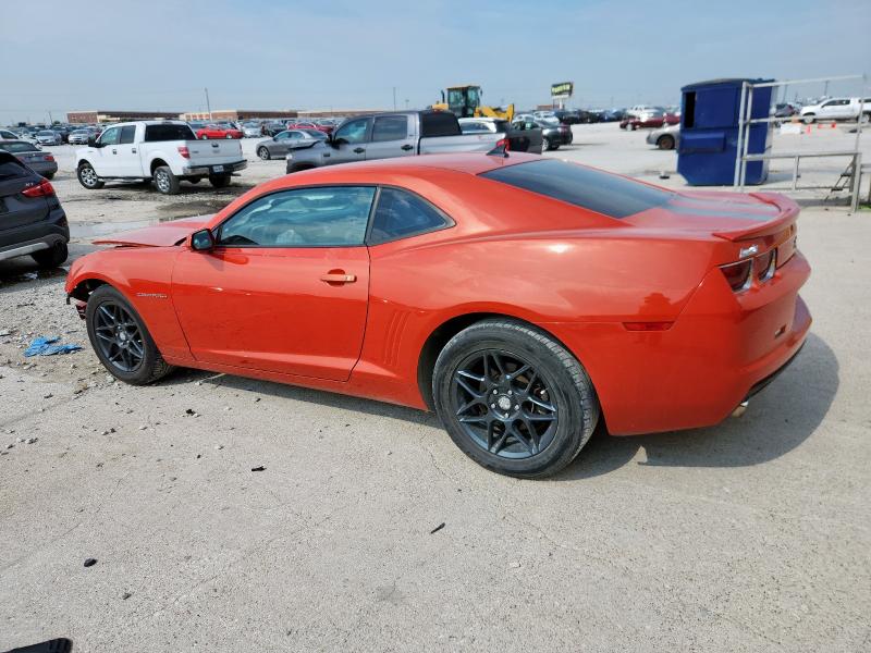2G1FE1E38D9223590 - 2013 CHEVROLET CAMARO LS ORANGE photo 2