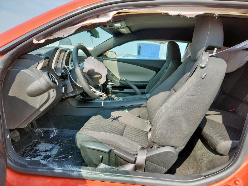 2G1FE1E38D9223590 - 2013 CHEVROLET CAMARO LS ORANGE photo 7