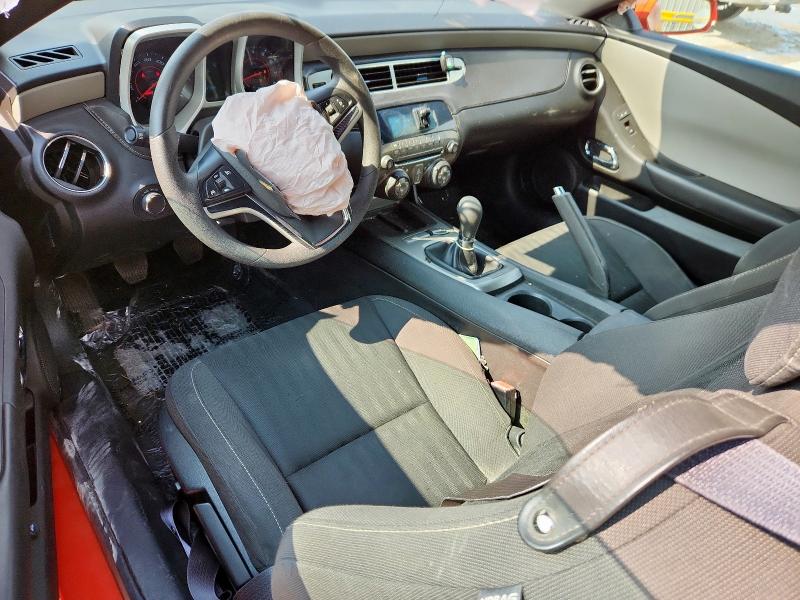 2G1FE1E38D9223590 - 2013 CHEVROLET CAMARO LS ORANGE photo 8