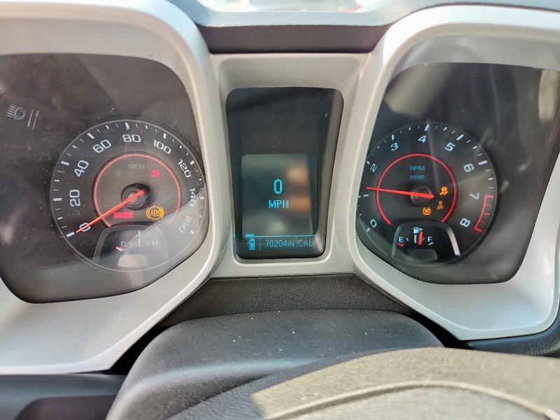 2G1FE1E38D9223590 - 2013 CHEVROLET CAMARO LS ORANGE photo 9