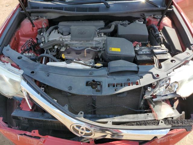 4T1BF1FK8CU520753 - 2012 TOYOTA CAMRY BASE წითელი ფოტო 11