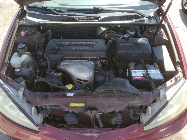4T1BE30K95U400423 - 2005 TOYOTA CAMRY LE RED photo 11