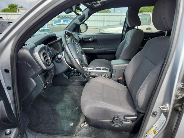 5TFCZ5AN2JX150081 - 2018 TOYOTA TACOMA DOUBLE CAB SILVER photo 7