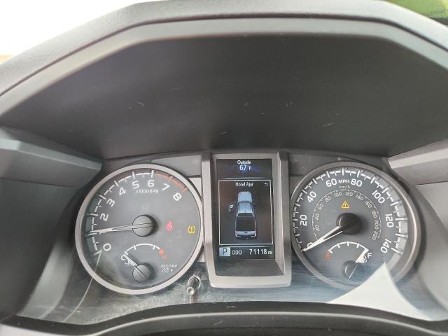 5TFCZ5AN2JX150081 - 2018 TOYOTA TACOMA DOUBLE CAB SILVER photo 9