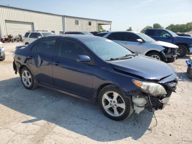 2T1BU4EE1BC745146 - 2011 TOYOTA COROLLA BASE BLUE photo 4