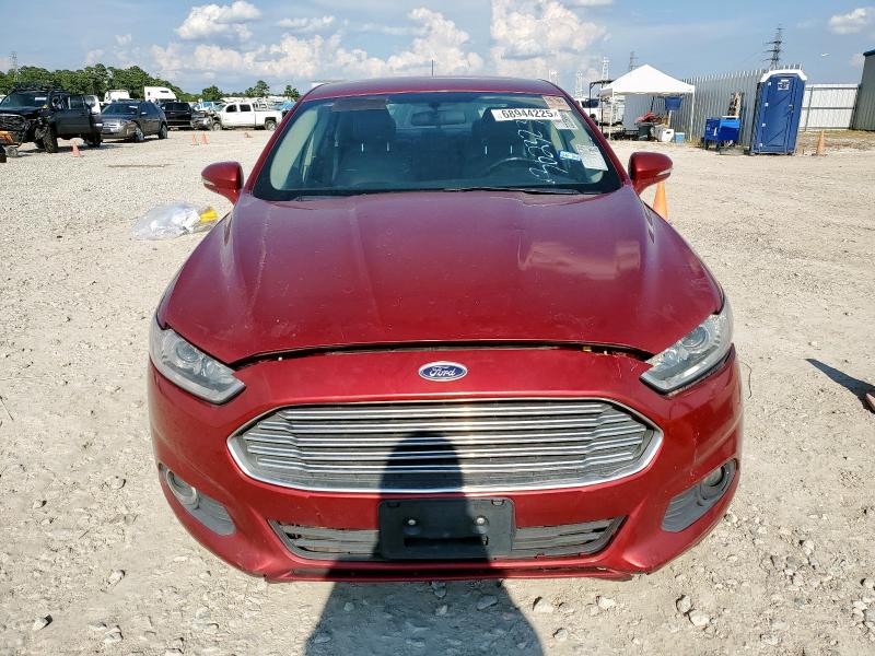3FA6P0H7XGR302323 - 2016 FORD FUSION SE RED photo 5