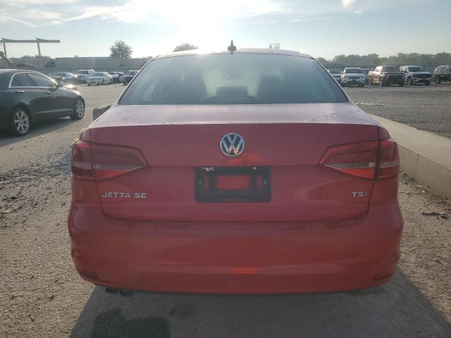 3VWD17AJ1FM264944 - 2015 VOLKSWAGEN JETTA SE RED photo 6