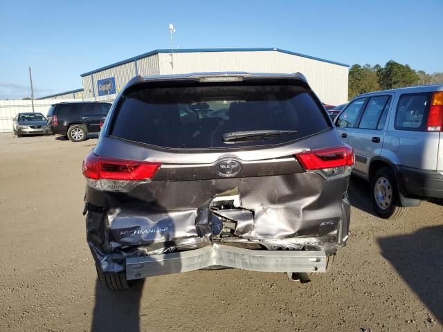 5TDBZRFH1KS746649 - 2019 TOYOTA HIGHLANDER LE GRAY photo 6