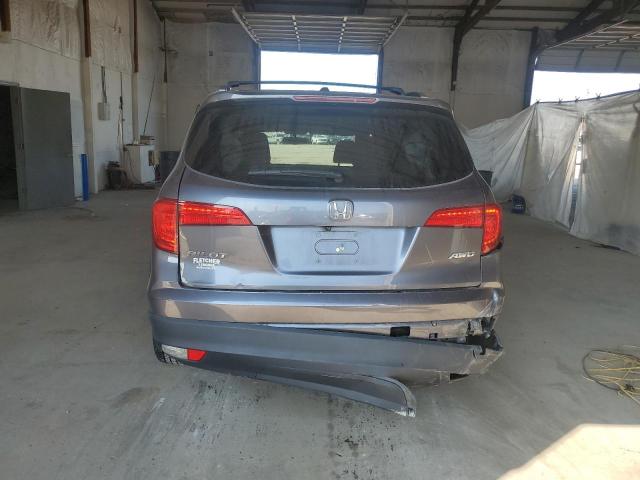 5FNYF6H56HB014700 - 2017 HONDA PILOT EXL ნაცრისფერი ფოტო 6