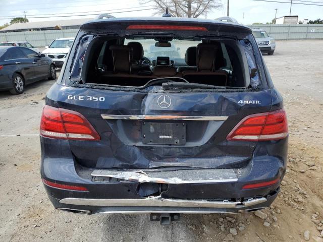 4JGDA5HB9GA782719 - 2016 MERCEDES-BENZ GLE 350 4MATIC BLUE photo 6