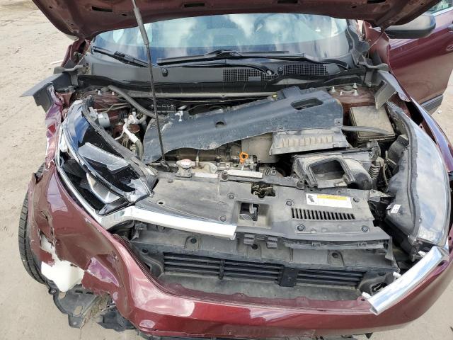 2HKRW6H30KH204746 - 2019 HONDA CR-V LX MAROON photo 12