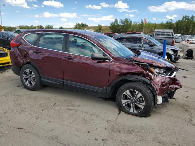 2HKRW6H30KH204746 - 2019 HONDA CR-V LX MAROON photo 4