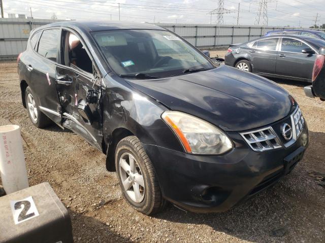 JN8AS5MV1CW376410 - 2012 NISSAN ROGUE S BLACK photo 4