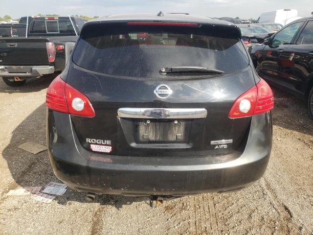 JN8AS5MV1CW376410 - 2012 NISSAN ROGUE S BLACK photo 6