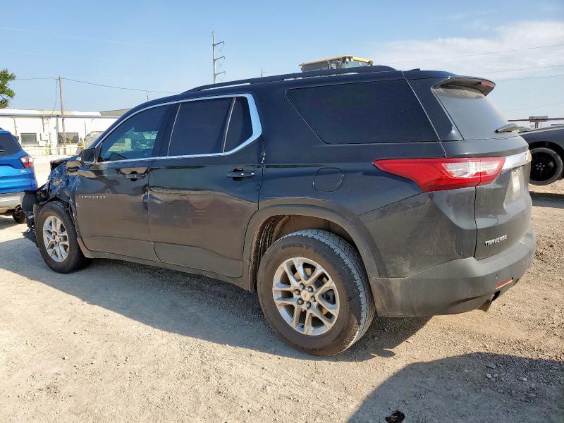 1GNERGKW4MJ193086 - 2021 CHEVROLET TRAVERSE LT 黑色 照片 2