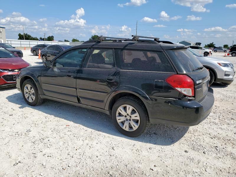 4S4BP60C997311931 - 2009 SUBARU OUTBACK BLACK photo 2