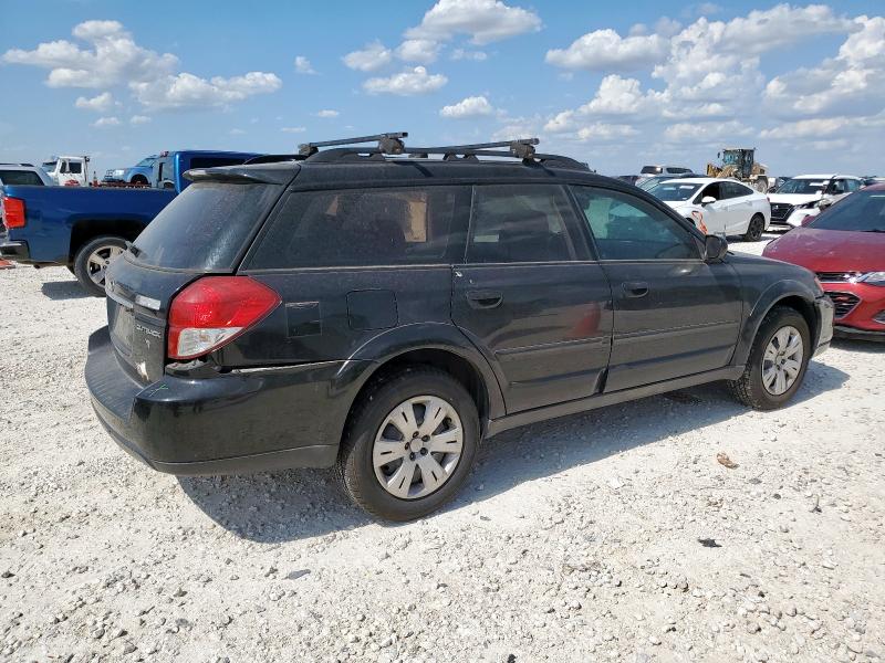 4S4BP60C997311931 - 2009 SUBARU OUTBACK BLACK photo 3