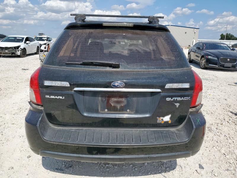 4S4BP60C997311931 - 2009 SUBARU OUTBACK BLACK photo 6