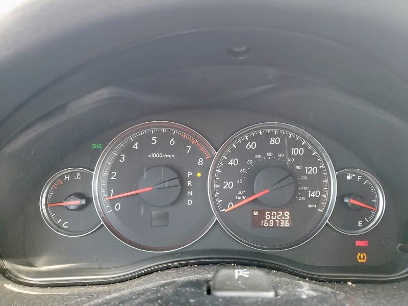 4S4BP60C997311931 - 2009 SUBARU OUTBACK BLACK photo 9