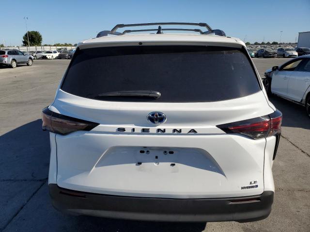 5TDBRKEC0RS217006 - 2024 TOYOTA SIENNA LE თეთრი ფოტო 6