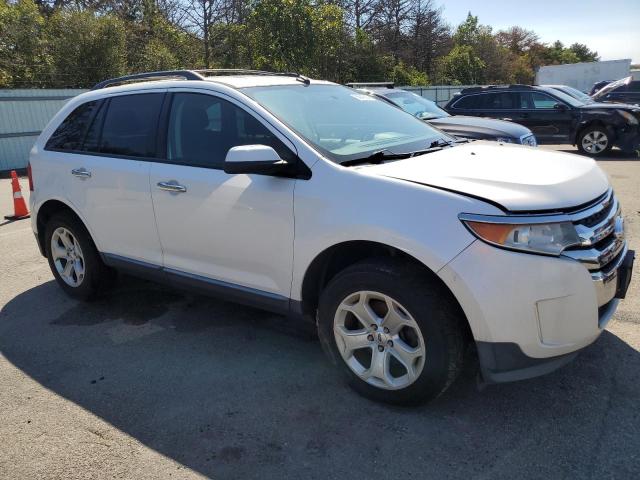 2FMDK3JC4BBB36618 - 2011 FORD EDGE SEL WHITE photo 4