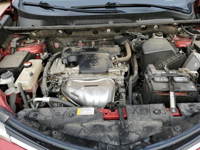 JTMWFREV6GJ084637 - 2016 TOYOTA RAV4 XLE RED photo 12