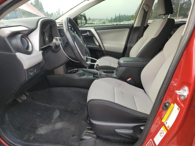 JTMWFREV6GJ084637 - 2016 TOYOTA RAV4 XLE RED photo 7