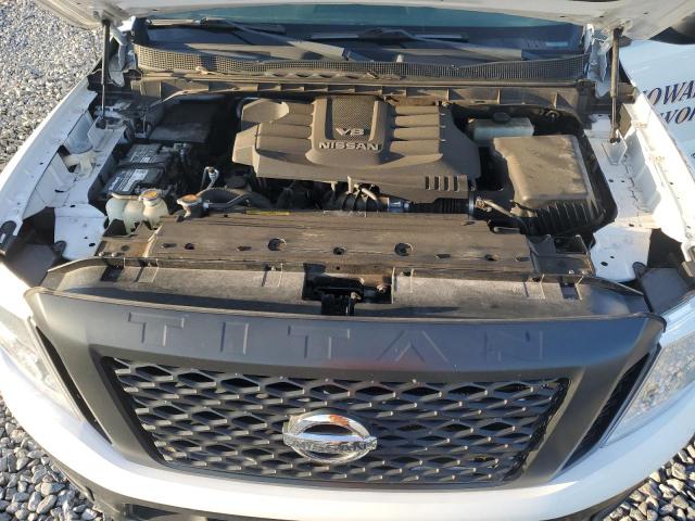 1N6AA1R73KN528013 - 2019 NISSAN TITAN S WHITE photo 11